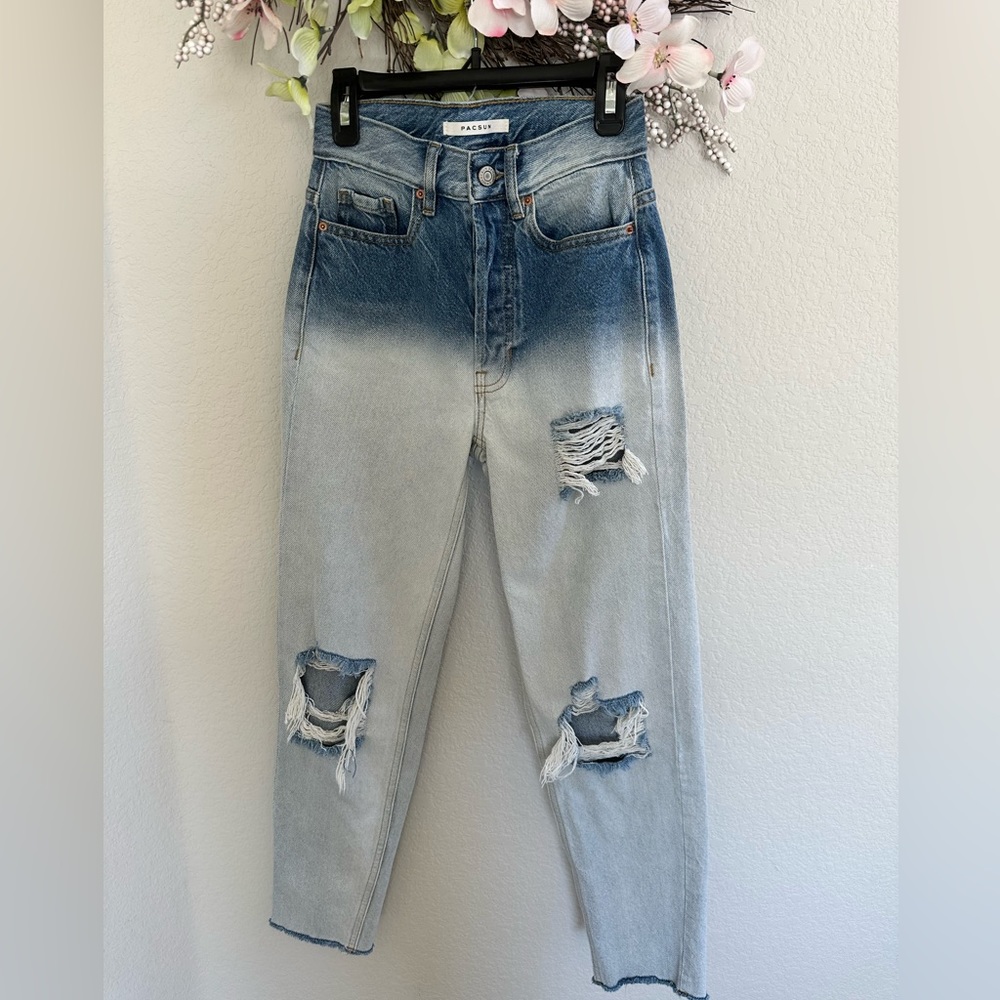 PacSun dyed ultra high rise, jeans 22 - Picture 2 of 5
